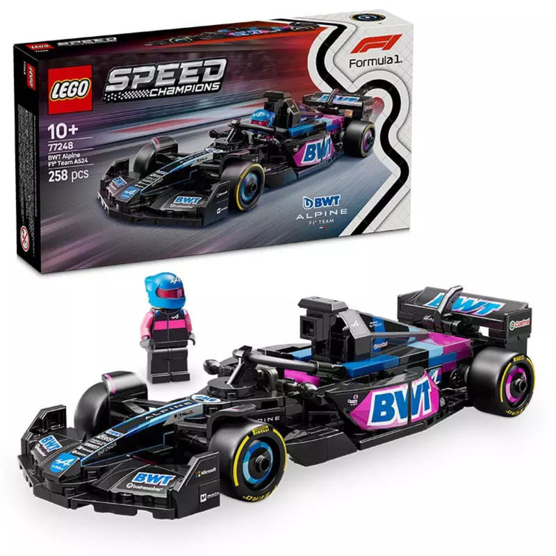 LEGO 77248 Speed Champions BWT Alpine F1 Team A524 Race Car (258 Pieces)