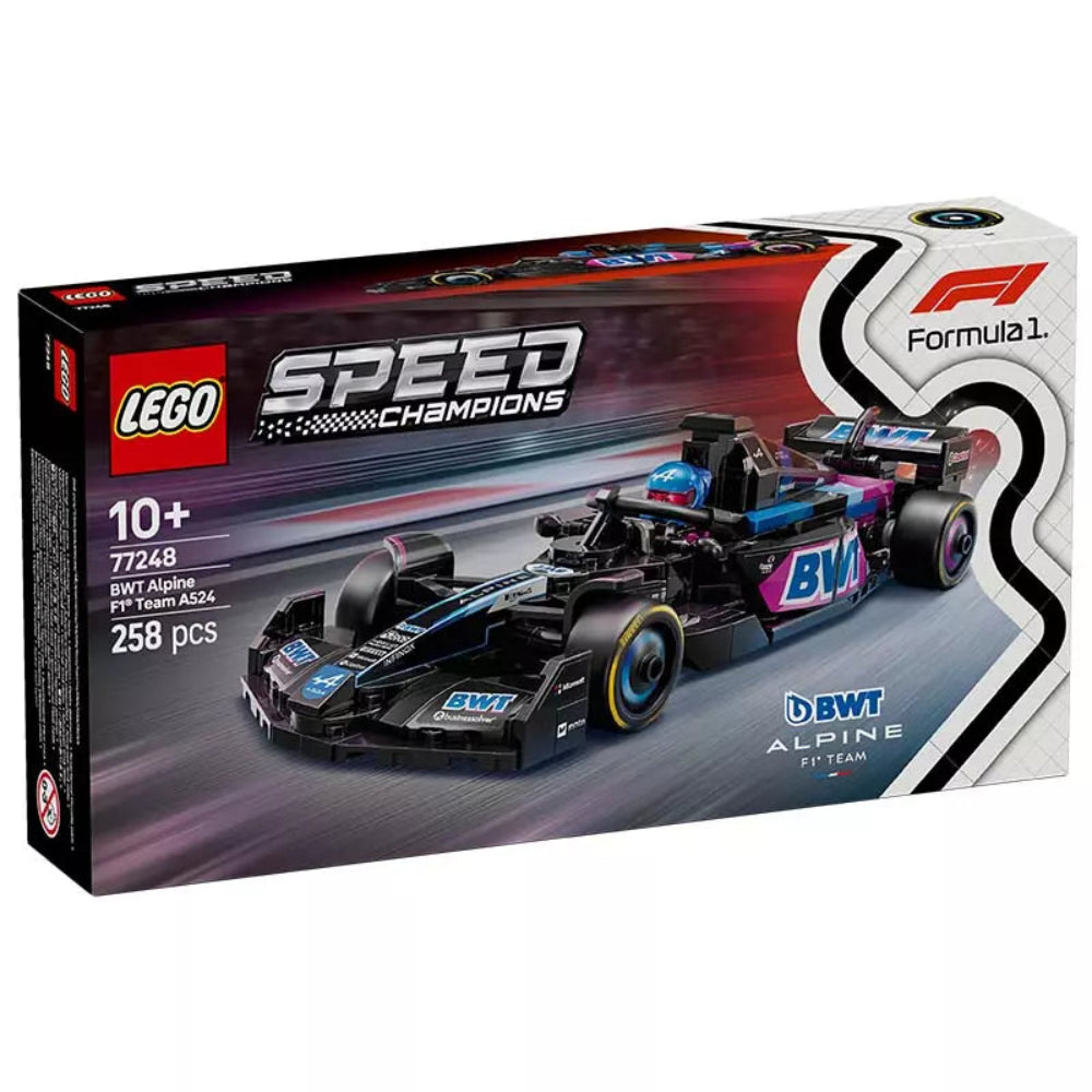 LEGO 77248 Speed Champions BWT Alpine F1 Team A524 Race Car (258 Pieces)