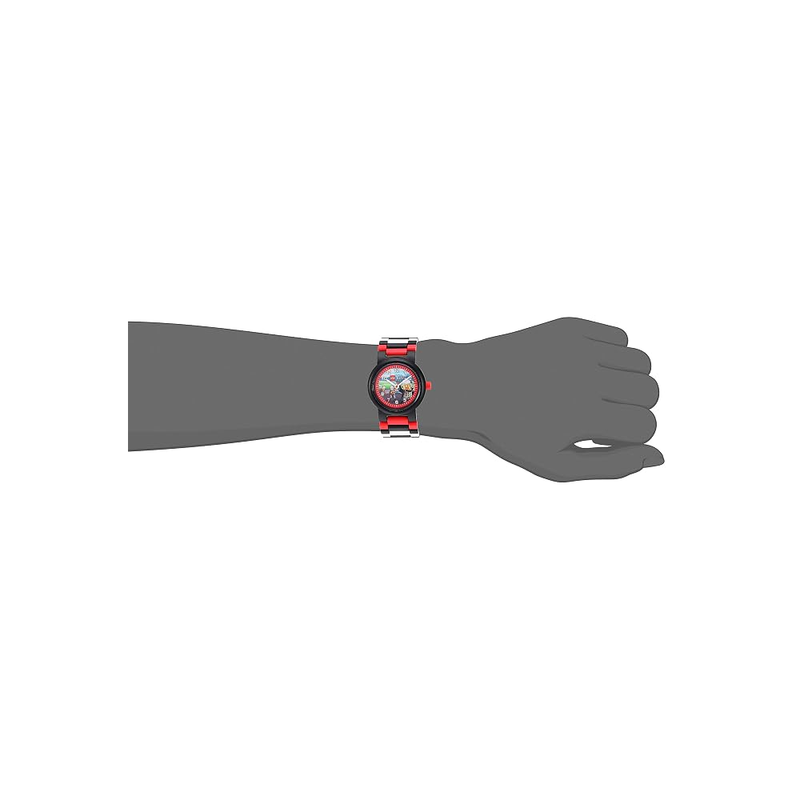 LEGO 8021209 Kids Analog Watch Set Minifigure Link City Fire Fighter