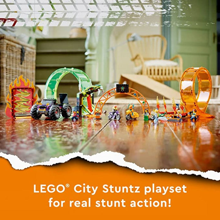 LEGO City 60339 Double Loop Stunt Arena-Construction-LEGO-Toycra