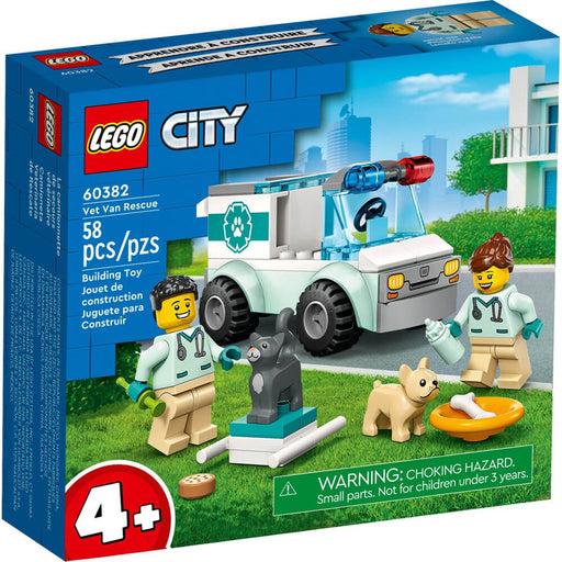 LEGO City 60382 Vet Van Rescue-Construction-LEGO-Toycra