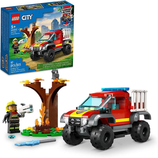 LEGO City 60393 4x4 Fire Truck Rescue-Construction-LEGO-Toycra