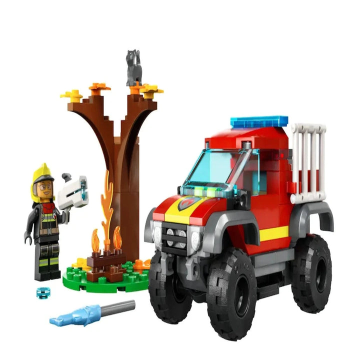 LEGO City 60393 4x4 Fire Truck Rescue-Construction-LEGO-Toycra