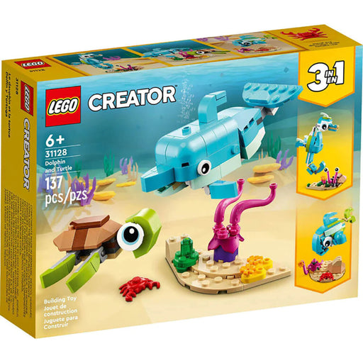 LEGO Creator 31128 Dolphin And Turtle-Construction-LEGO-Toycra