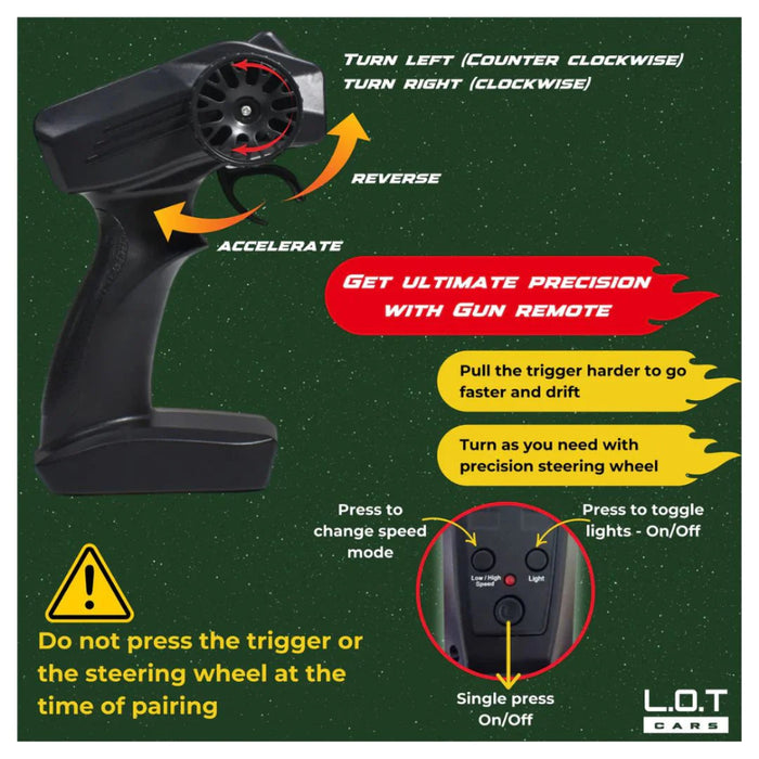 L.O.T Cars Flare 1.0 - RC Drift Car-Vehicles-L.O.T Toys-Toycra
