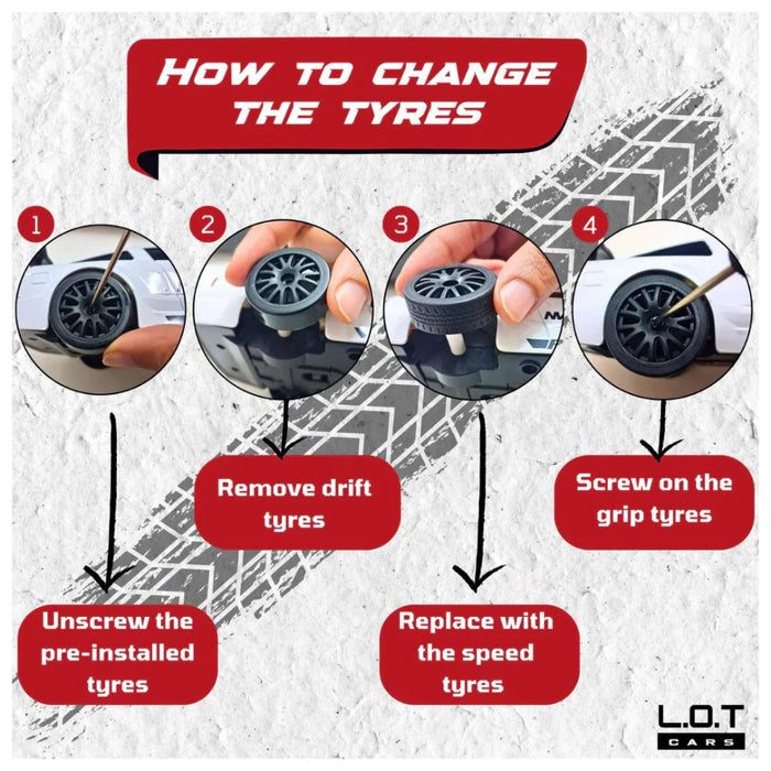 L.O.T Cars Flare 1.0 - RC Drift Car-Vehicles-L.O.T Toys-Toycra