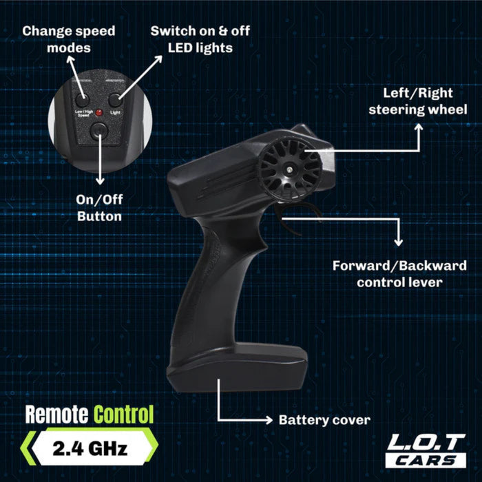 L.O.T Cars Flare 1.0 - RC Drift Car-Vehicles-L.O.T Toys-Toycra