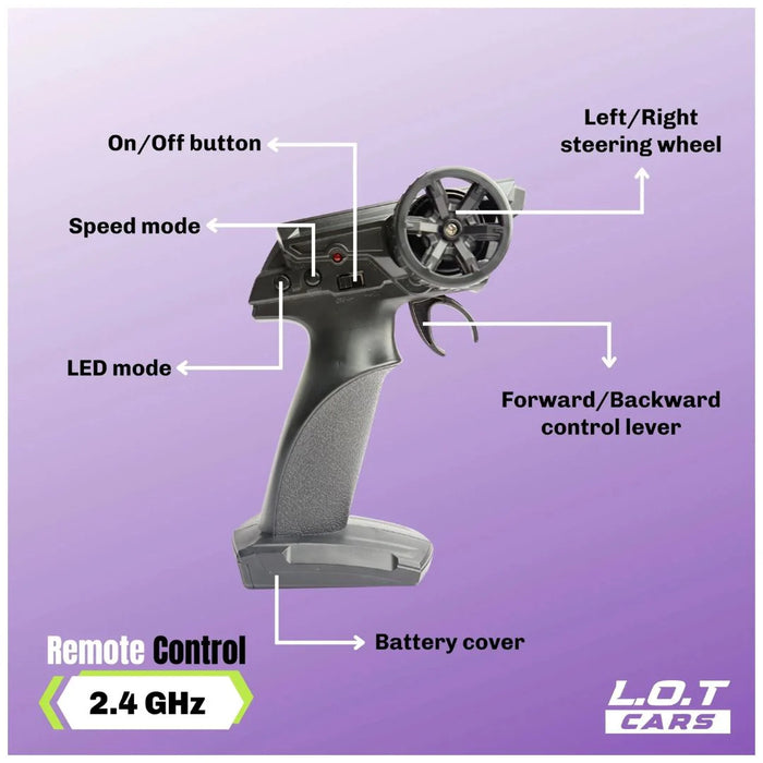 L.O.T Cars Ghost - RC Drift Car : The Street Legend-Vehicles-L.O.T Toys-Toycra