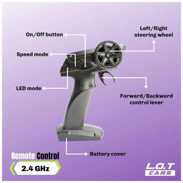 L.O.T Cars Ghost - RC Drift Car : The Street Legend-Vehicles-L.O.T Toys-Toycra