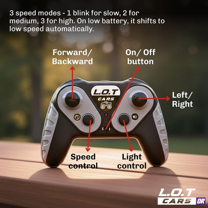 L.O.T Cars Knox - Semi-Hobby Grade Off Road Remote Control-Vehicles-L.O.T Toys-Toycra