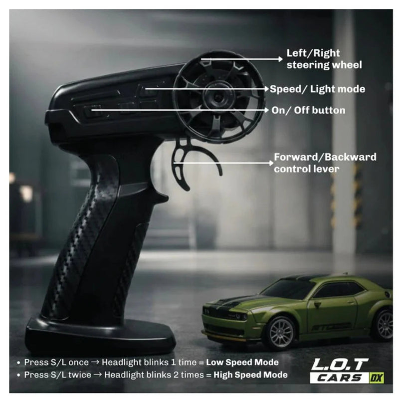 L.O.T Cars Nitro - 1:64 Scale Mini RC Drift Car