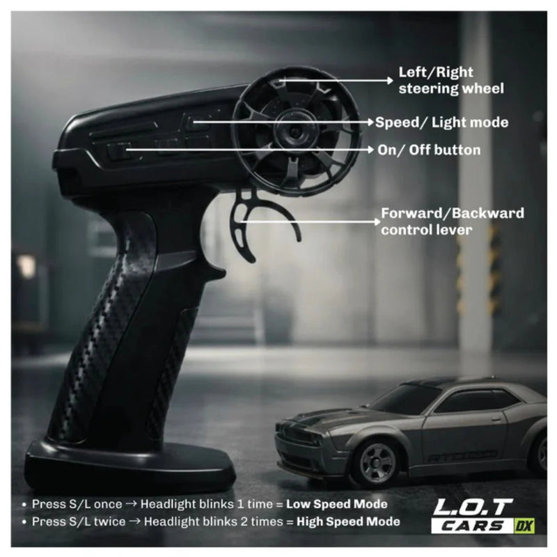 L.O.T Cars Nitro - 1:64 Scale Mini RC Drift Car