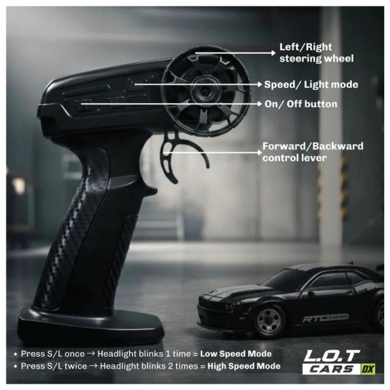 L.O.T Cars Nitro - 1:64 Scale Mini RC Drift Car