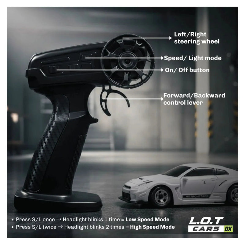 L.O.T Cars Nitro - 1:64 Scale Mini RC Drift Car