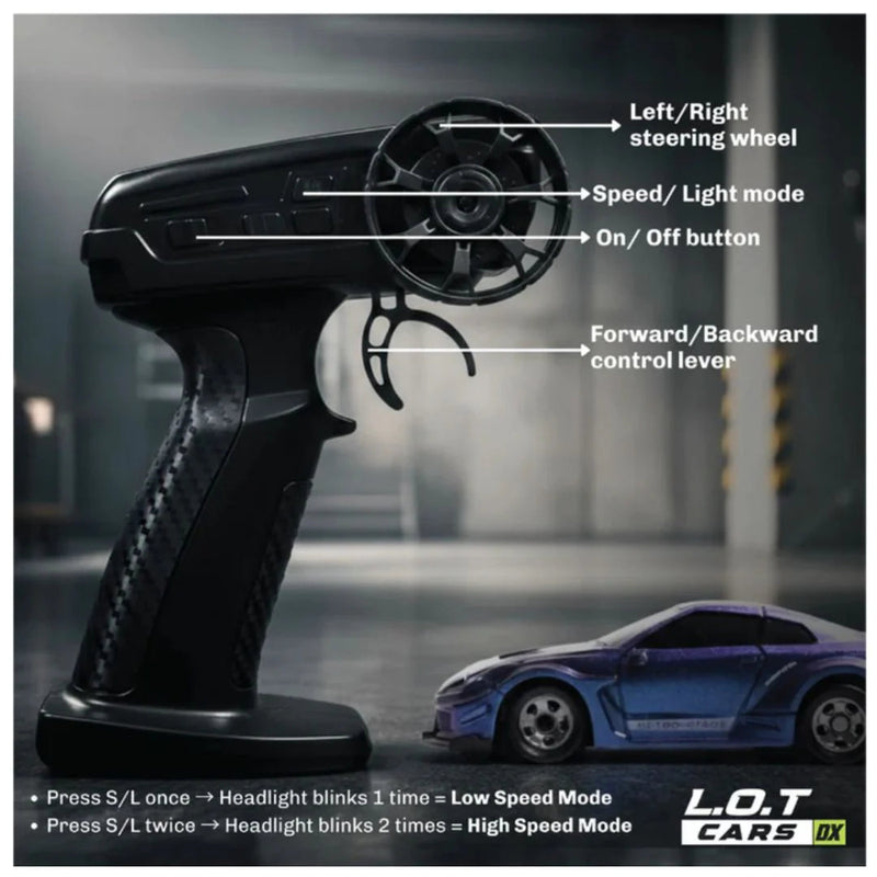 L.O.T Cars Nitro - 1:64 Scale Mini RC Drift Car