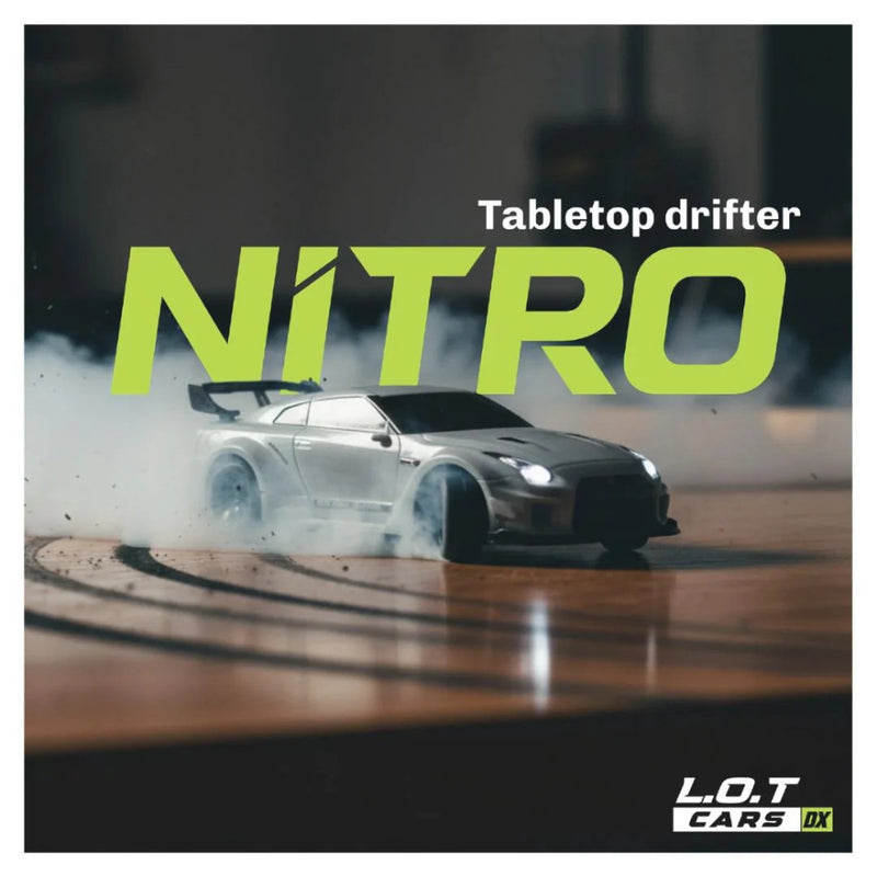 L.O.T Cars Nitro - 1:64 Scale Mini RC Drift Car