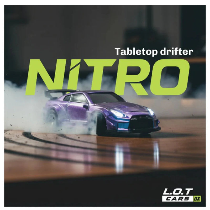 L.O.T Cars Nitro - 1:64 Scale Mini RC Drift Car