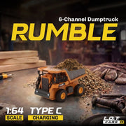 L.O.T Cars Rumble - 1:64 Scale Tabletop RC Dumptruck