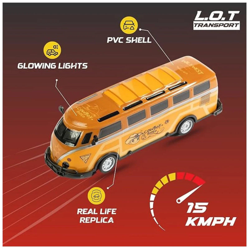 L.O.T Cars Vera - Remote Control City Bus with Lights