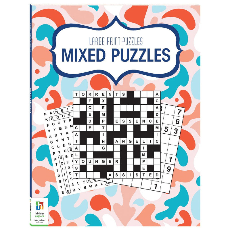 Large Print Puzzles-Activity Books-SBC-Toycra