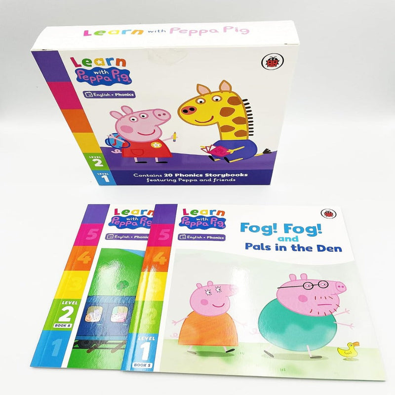 Learn With Peppa 1-20 Phonics Story Books
