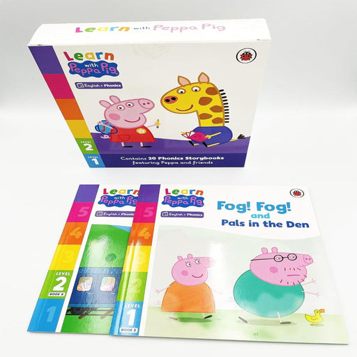 Learn With Peppa 1-20 Phonics Story Books