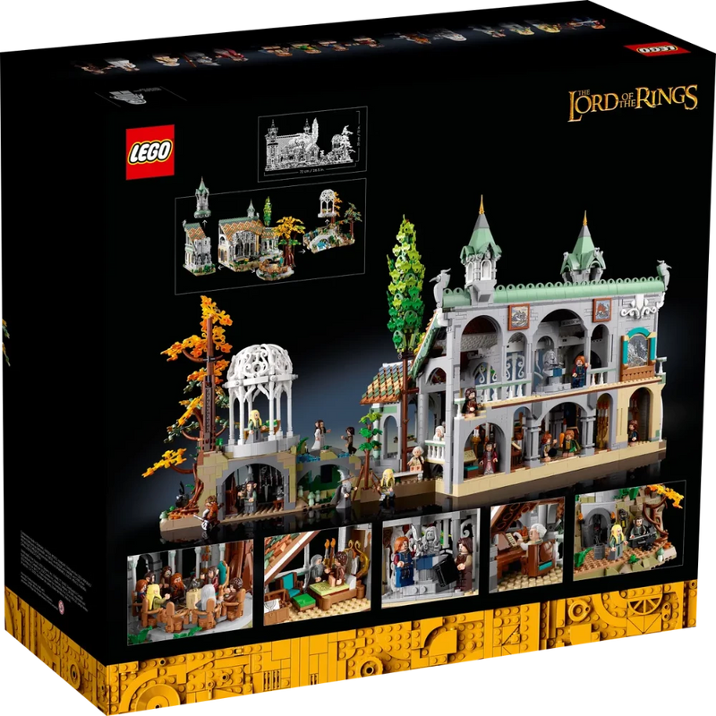 Lego 10316 Icons The Lord Of The Rings: Rivendell - 6167 Pieces-Construction-LEGO-Toycra