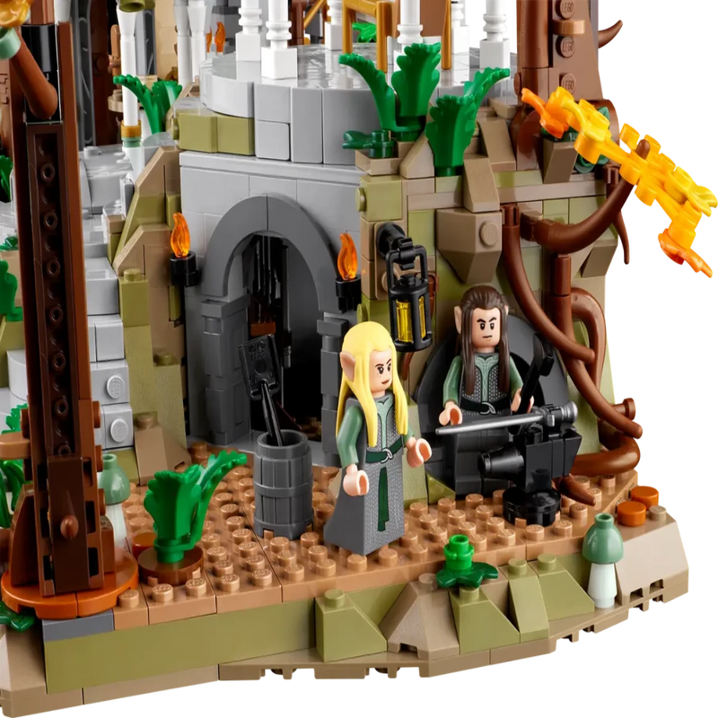 Lego 10316 Icons The Lord Of The Rings: Rivendell - 6167 Pieces-Construction-LEGO-Toycra