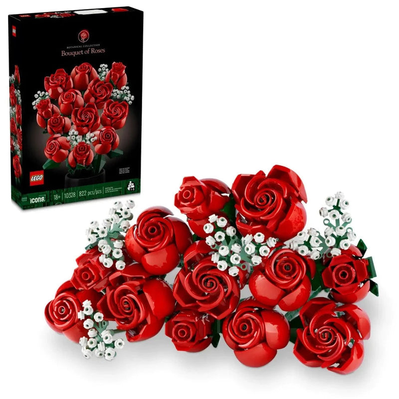 Lego 10328 Icons Bouquet of Roses (822 Pieces )