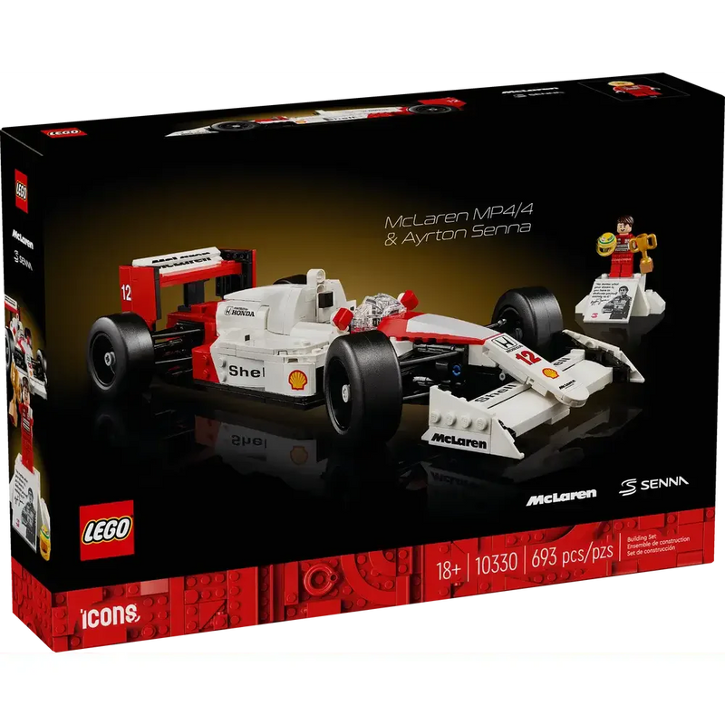 Lego 10330 Icons McLaren MP4/4 & Ayrton Senna (693 Pieces)