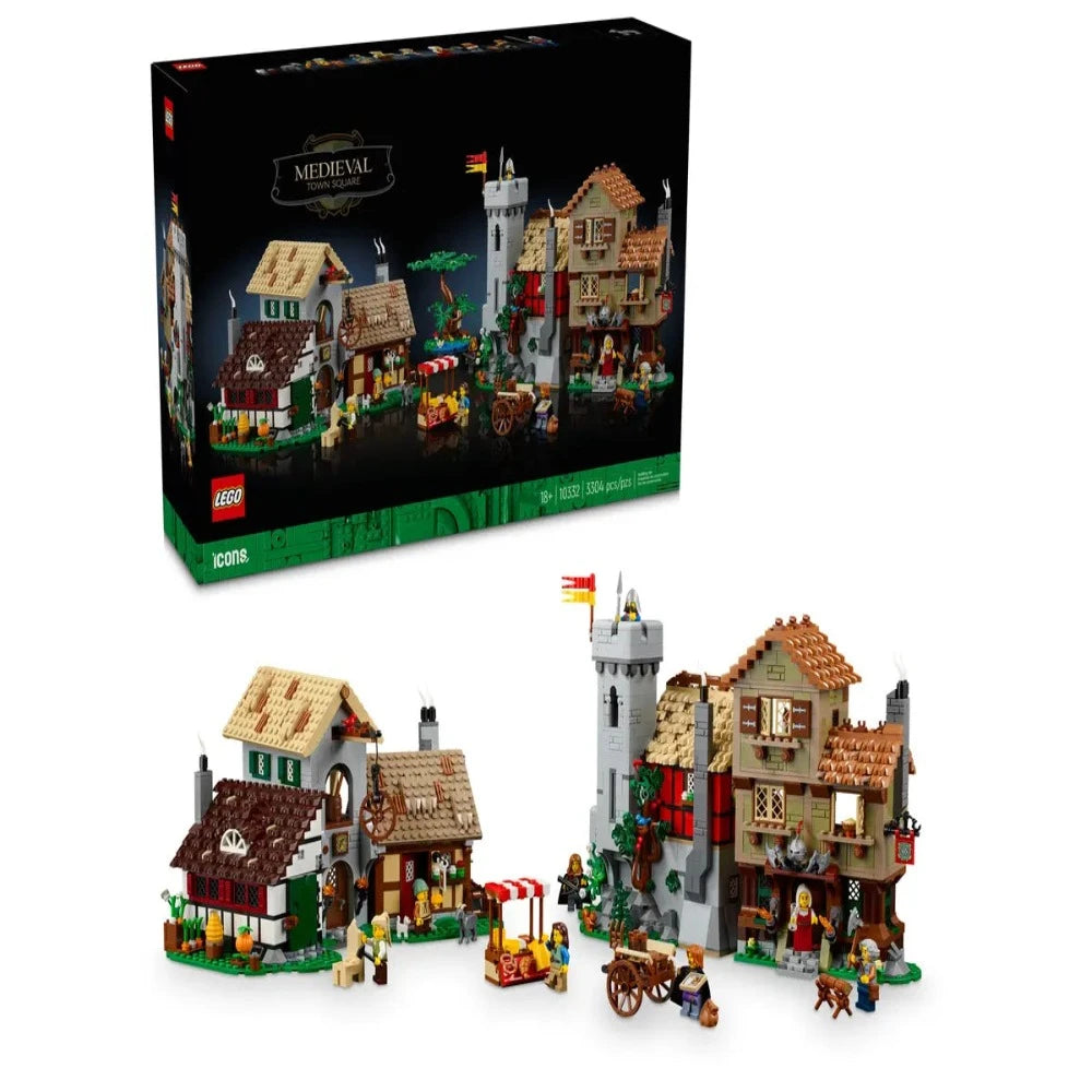 Lego 10332 Icons Medieval Town Square (3304 Pieces) — Toycra