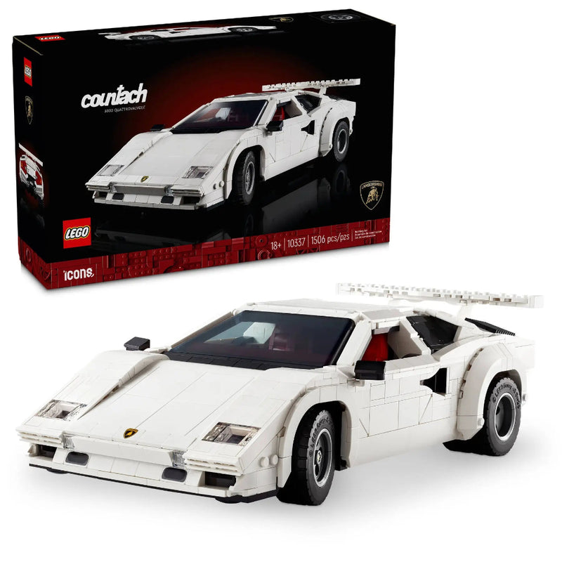 Lego 10337 Icons Lamborghini Countach 5000 Quattrovalvole (1506 Pieces)