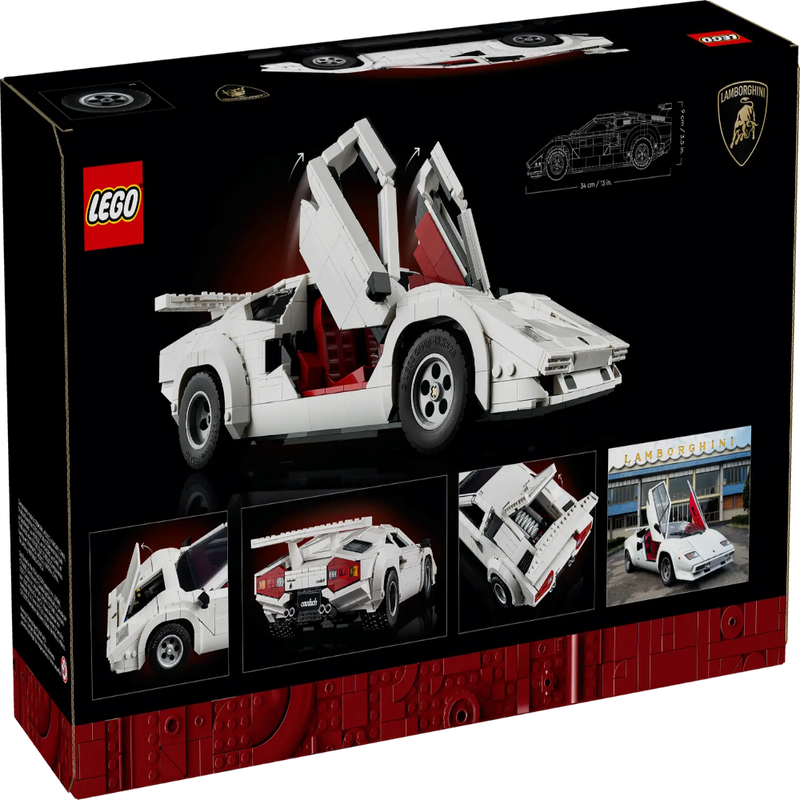 Lego 10337 Icons Lamborghini Countach 5000 Quattrovalvole (1506 Pieces)