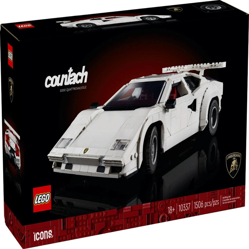 Lego 10337 Icons Lamborghini Countach 5000 Quattrovalvole (1506 Pieces)