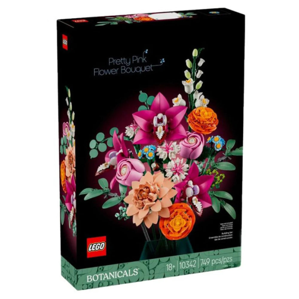 Lego 10342 Botanicals Pretty Pink Flower Bouquet (749 Pieces)