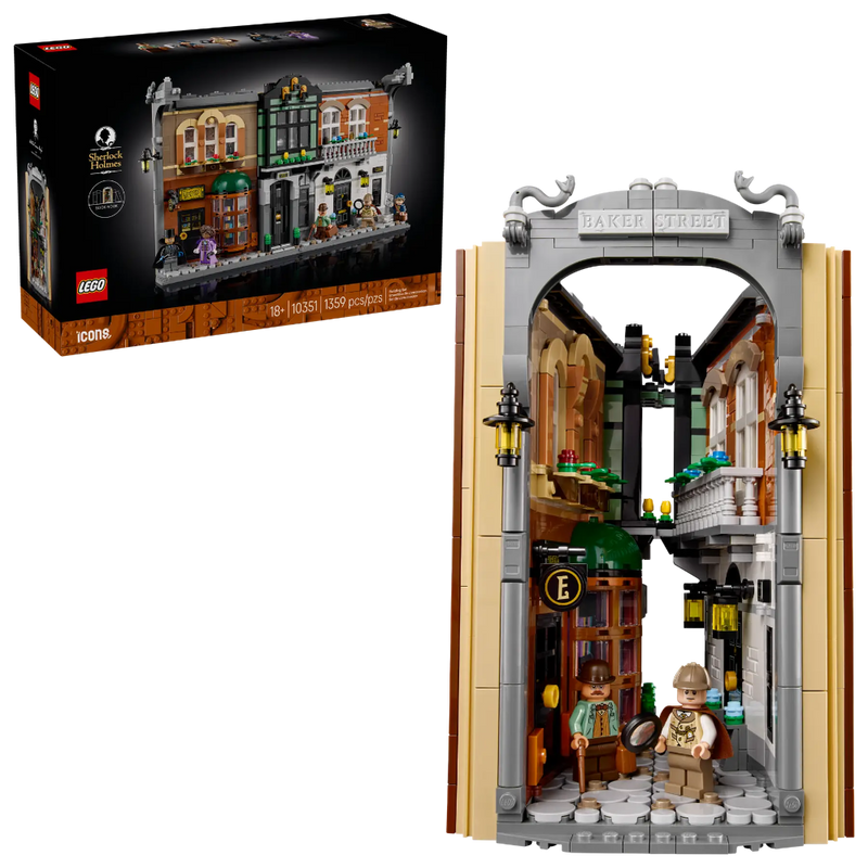 Lego 10351 Icons Sherlock Holmes: Book Nook (1359 Pieces)
