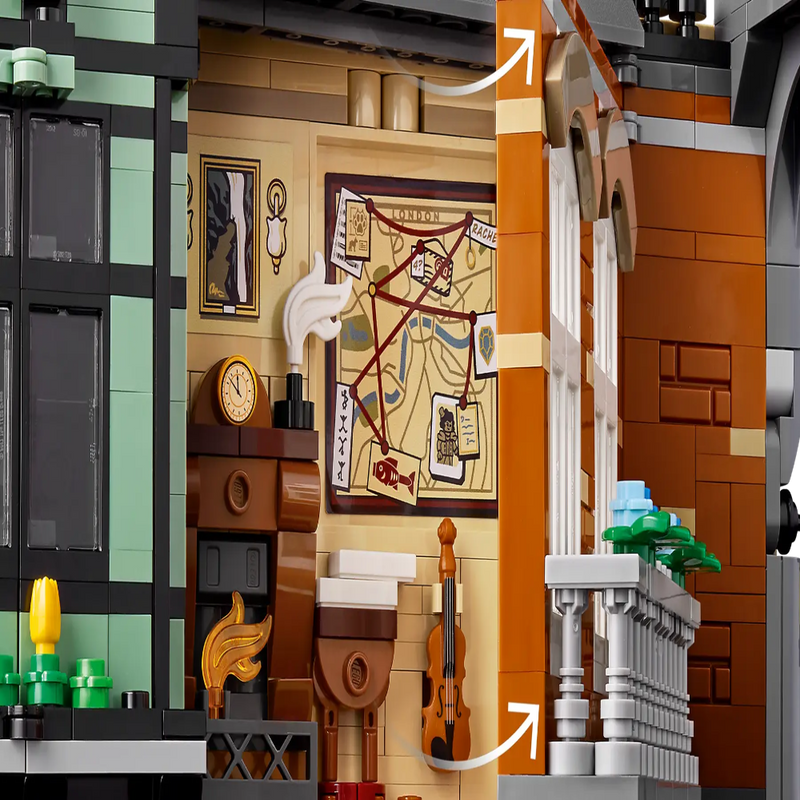 Lego 10351 Icons Sherlock Holmes: Book Nook (1359 Pieces)