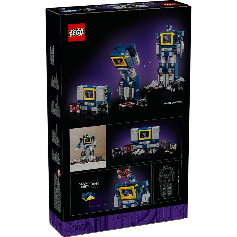 Lego 10358 Icons Transformers: Soundwave (1505 Pieces)