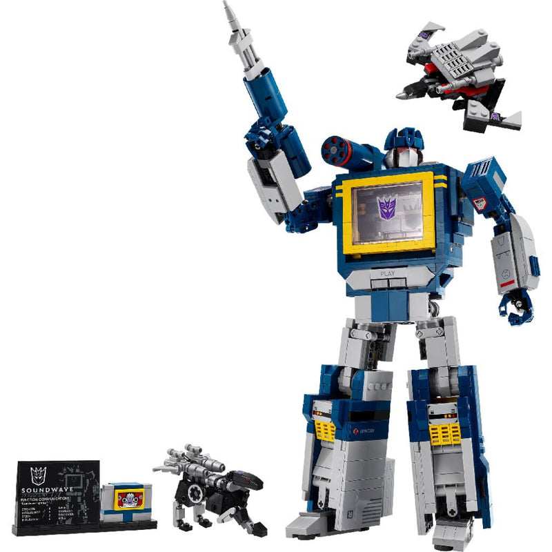 Lego 10358 Icons Transformers: Soundwave (1505 Pieces)