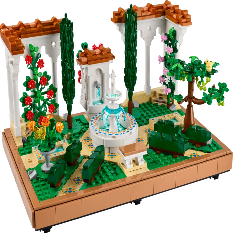 Lego 10359 Icons Fountain Garden (1302 Pieces)