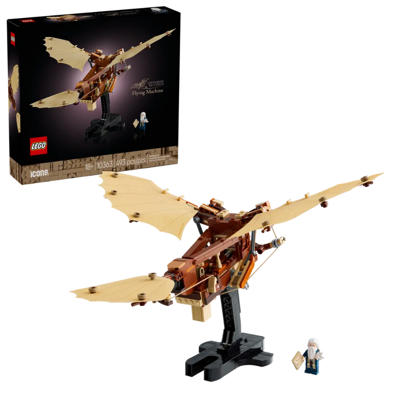Lego 10363 Icons Leonardo Da Vinci's Flying Machine (493 Pieces)