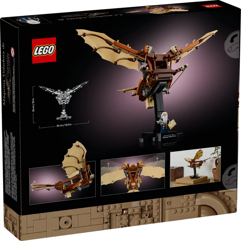 Lego 10363 Icons Leonardo Da Vinci's Flying Machine (493 Pieces)