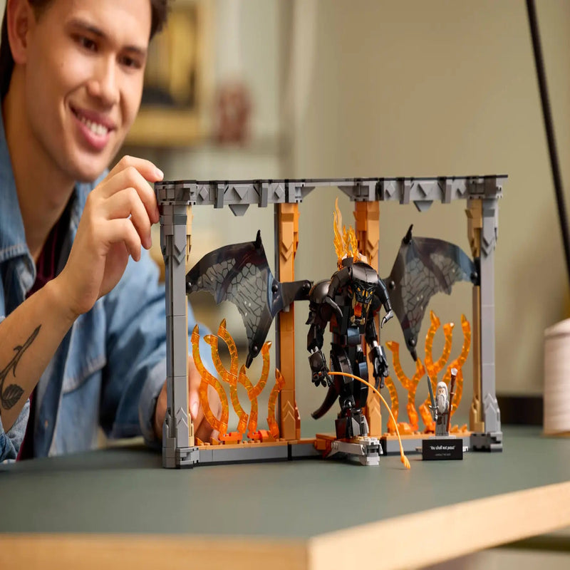 Lego 10367 Icons The Lord of the Rings: Balrog Book Nook (1201 Pieces)