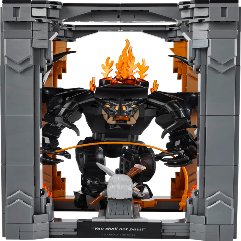 Lego 10367 Icons The Lord of the Rings: Balrog Book Nook (1201 Pieces)