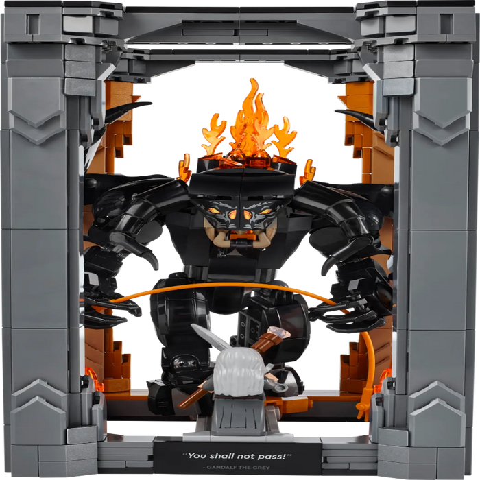 Lego 10367 Icons The Lord of the Rings: Balrog Book Nook (1201 Pieces)-Construction-LEGO-Toycra