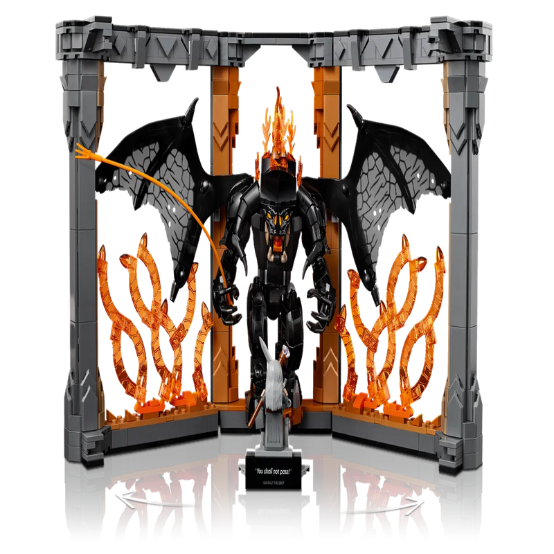 Lego 10367 Icons The Lord of the Rings: Balrog Book Nook (1201 Pieces)