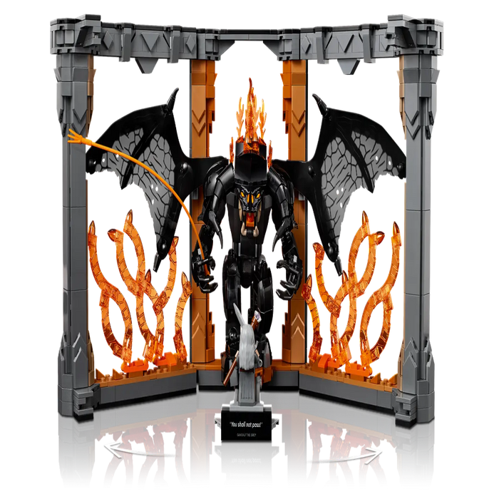 Lego 10367 Icons The Lord of the Rings: Balrog Book Nook (1201 Pieces)-Construction-LEGO-Toycra