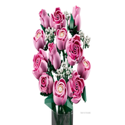 Lego 10374 Botanicals Bouquet Of Pink Roses (789 Pieces)