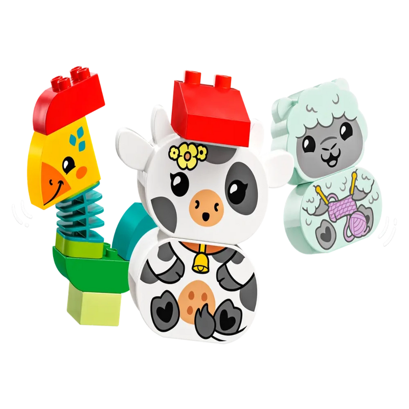 Duple Animal Train Lego 10412 Duplo Animal Train (19 Pieces) — Toycra