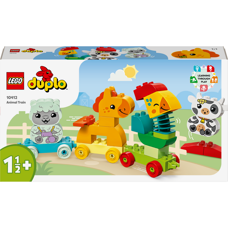 Lego 10412 Duplo Animal Train (19 Pieces)-Construction-LEGO-Toycra